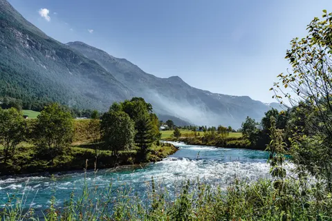 Norwegian Fjord 4K Wallpaper · nature · 3840×2560