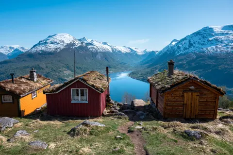 Norwegian Fjord 4K Wallpaper · nature · 3840×2555
