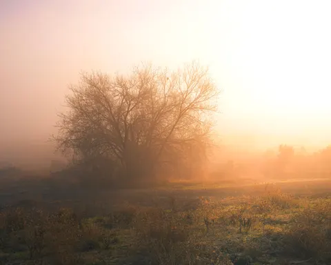 Misty Valley 4K Wallpaper · nature · 3840×3072