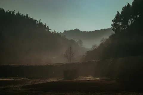 Misty Valley 4K Wallpaper · nature · 3840×2560