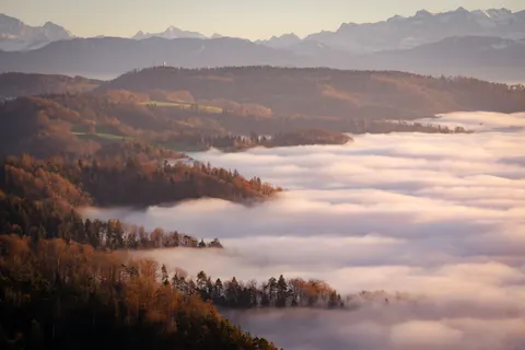 Misty Valley 4K Wallpaper · nature · 3840×2561
