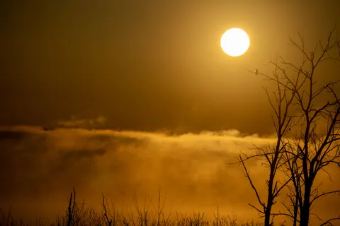 Misty Valley 4K Wallpaper · nature · 3840×2560