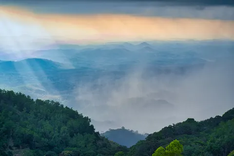 Misty Valley 4K Wallpaper · nature · 3840×2565