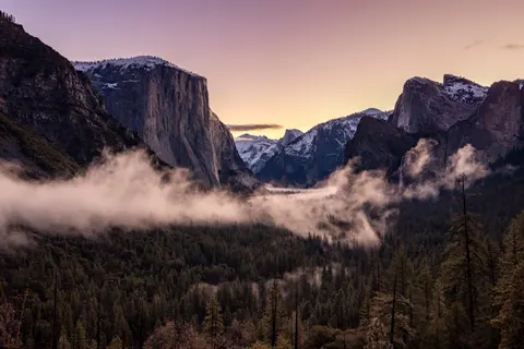 Misty Valley 4K Wallpaper · nature · 3840×2561
