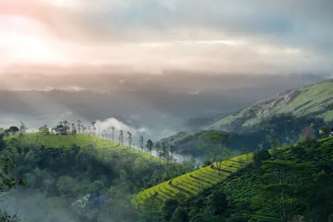 Misty Valley 4K Wallpaper · nature · 3840×2560