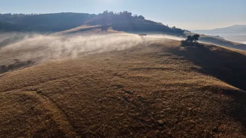 Misty Valley 4K Wallpaper · nature · 3840×2160