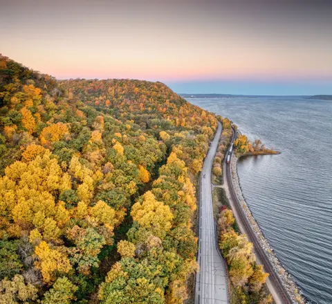 Autumn River 4K Wallpaper · nature · 3840×3512