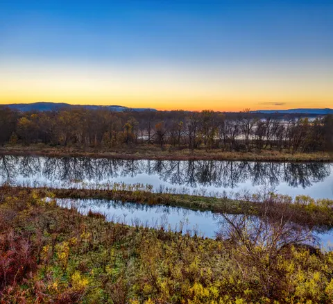 Autumn River 4K Wallpaper · nature · 3840×3509