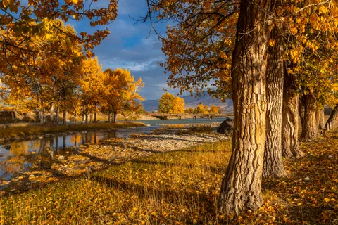 Autumn River 4K Wallpaper · nature · 3840×2560