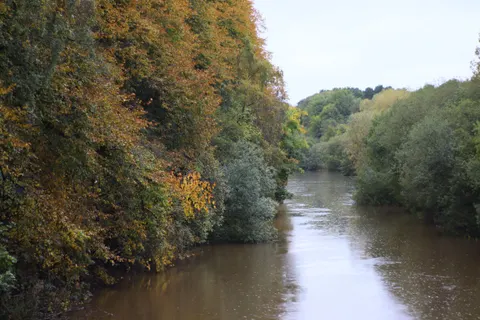 Autumn River 4K Wallpaper · nature · 3840×2560