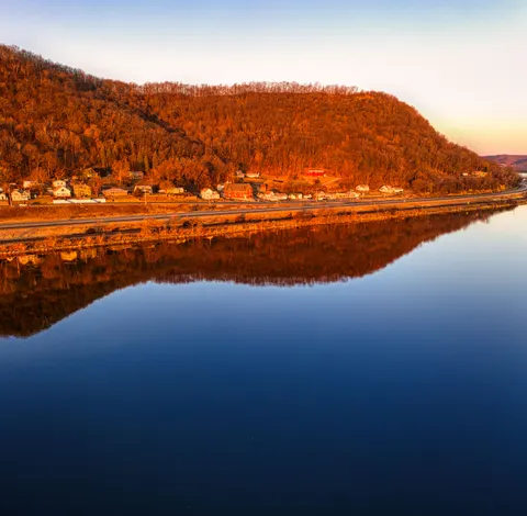 Autumn River 4K Wallpaper · nature · 3840×3762