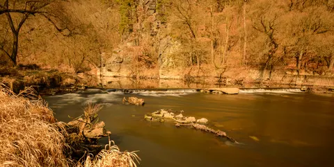 Autumn River 4K Wallpaper · nature · 3840×1927
