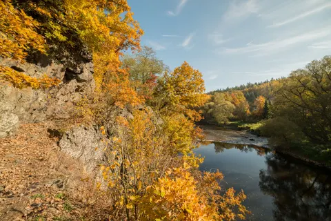 Autumn River 4K Wallpaper · nature · 3840×2563