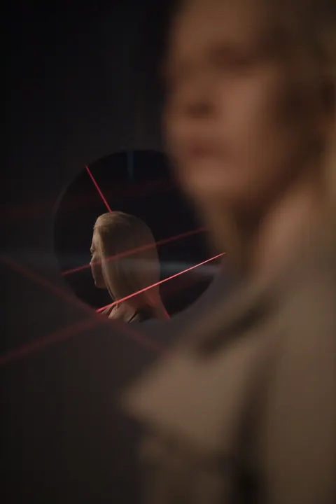 Laser Beams Phone Wallpaper · cyber · 1440×2160