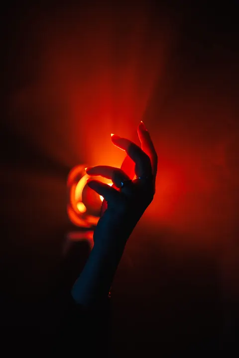 Laser Beams Phone Wallpaper · cyber · 1440×2160