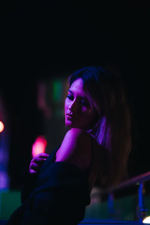 Neon Purple Phone Wallpaper · cyber · 1440×2160