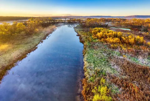 Autumn River 4K Wallpaper · nature · 3840×2581