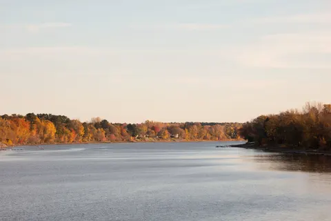 Autumn River 4K Wallpaper · nature · 3840×2560