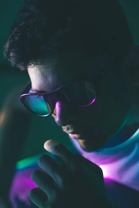 Neon Purple Phone Wallpaper · cyber · 1440×2160