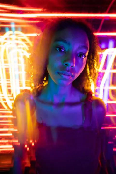 Neon Purple Phone Wallpaper · cyber · 1440×2160