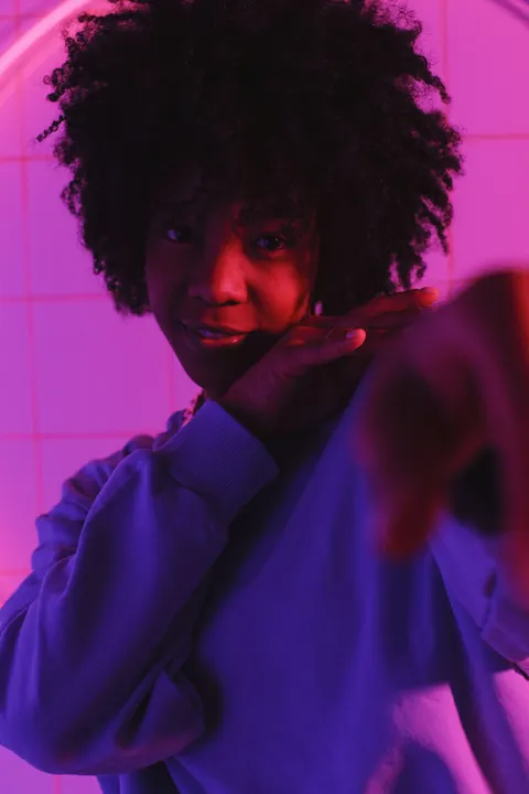 Neon Purple Phone Wallpaper · cyber · 1440×2160