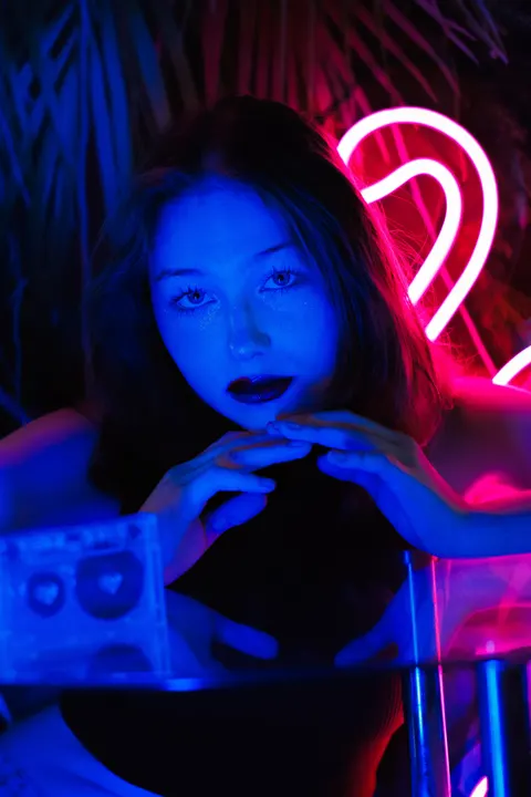 Neon Purple Phone Wallpaper · cyber · 1440×2160