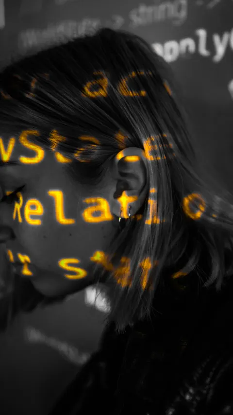Code Screen Phone Wallpaper · cyber · 1440×2561