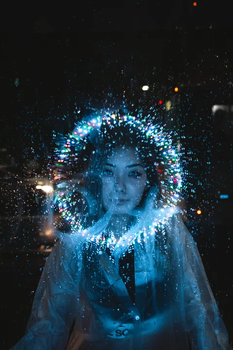 Hologram Phone Wallpaper · cyber · 1440×2160