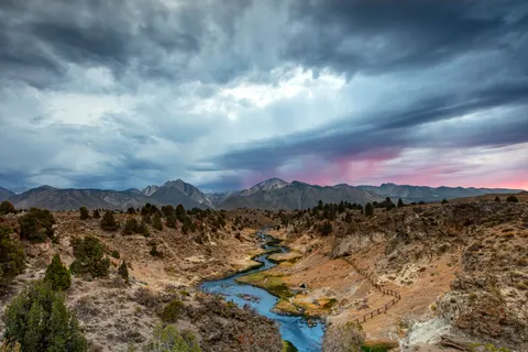 Hot Spring 4K Wallpaper · nature · 3840×2560