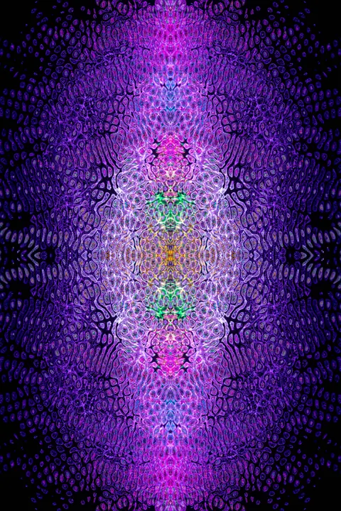 Hologram Phone Wallpaper · cyber · 1440×2160