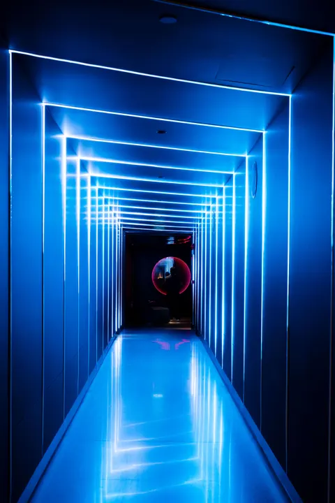 LED Room Phone Wallpaper · cyber · 1440×2160
