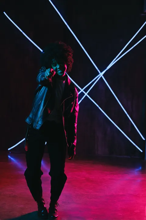 LED Room Phone Wallpaper · cyber · 1440×2160