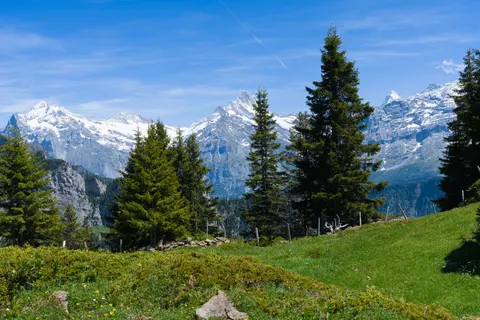 Swiss Alps 4K Wallpaper · mountains · 3840×2558
