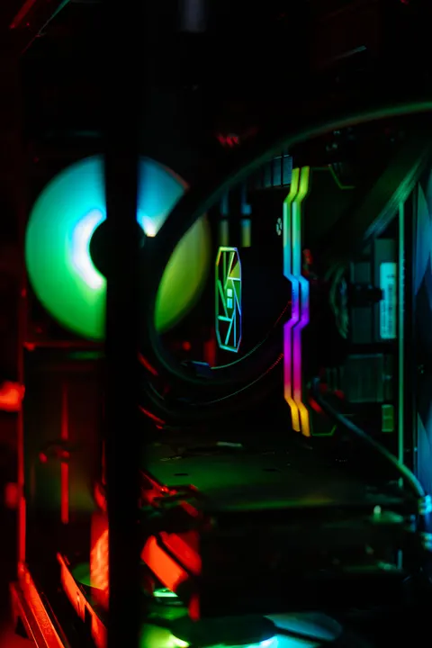 Neon Glow Phone Wallpaper · cyber · 1440×2160
