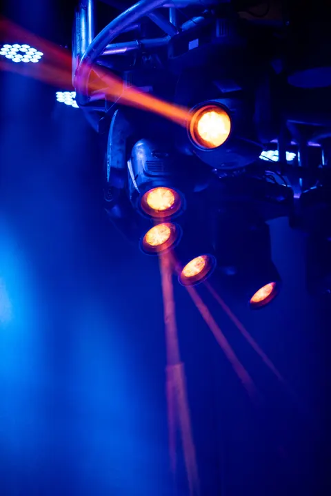 Laser Beams Phone Wallpaper · cyber · 1440×2160