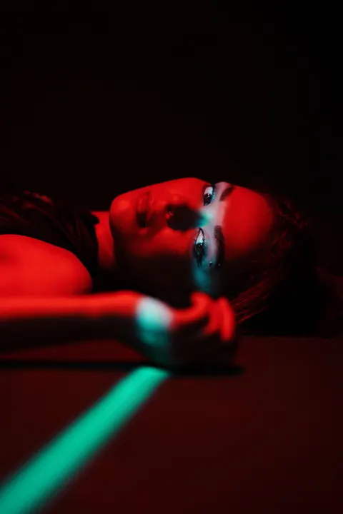 Laser Beams Phone Wallpaper · cyber · 1440×2160