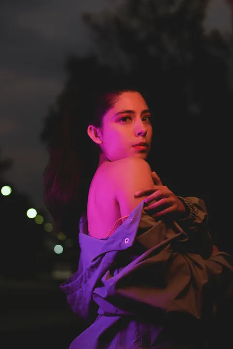 Neon Purple Phone Wallpaper · cyber · 1440×2160