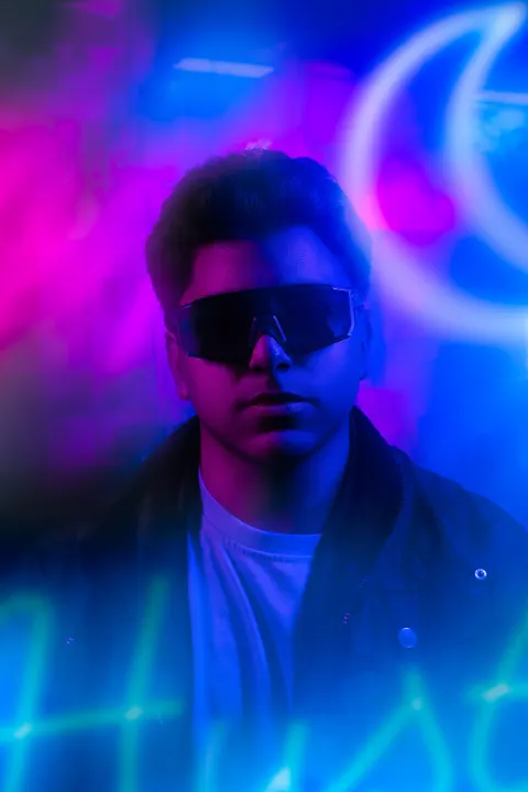 Neon Purple Phone Wallpaper · cyber · 1440×2160
