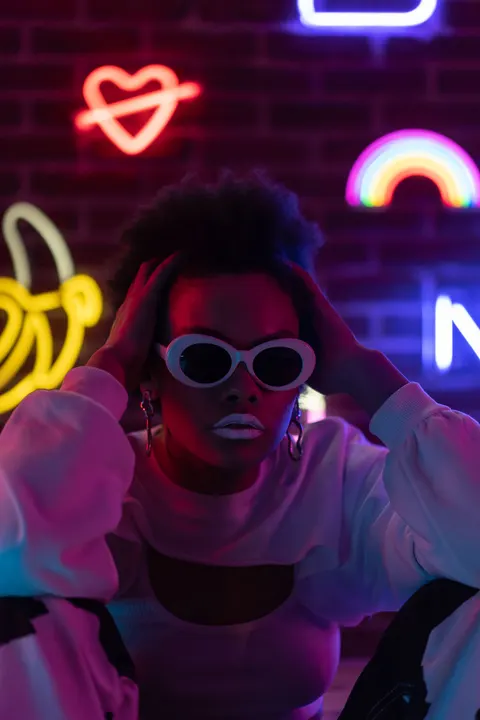 Neon Purple Phone Wallpaper · cyber · 1440×2160
