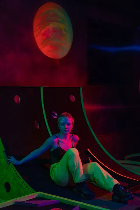 Neon Purple Phone Wallpaper · cyber · 1440×2160