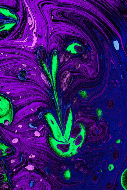 Neon Purple Phone Wallpaper · cyber · 1440×2160