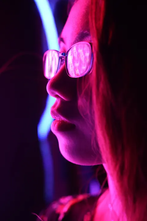 Neon Purple Phone Wallpaper · cyber · 1440×2160