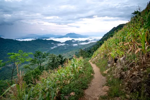 Mountain Trail 4K Wallpaper · mountains · 3840×2560