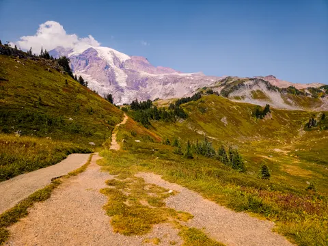 Mountain Trail 4K Wallpaper · mountains · 3840×2880