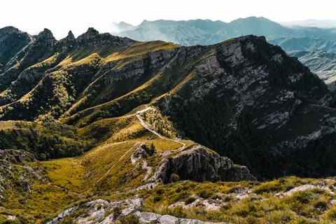 Mountain Trail 4K Wallpaper · mountains · 3840×2560