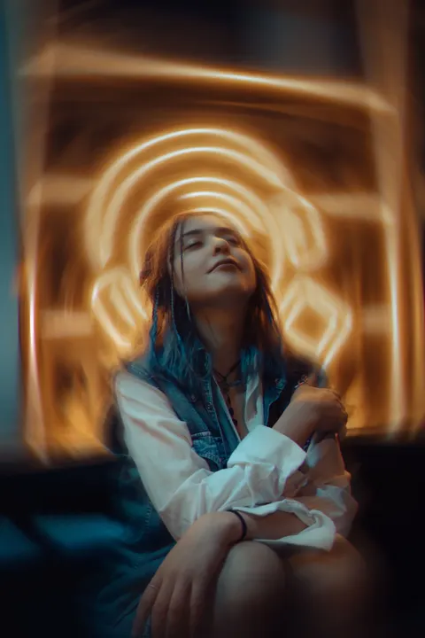 Hologram Phone Wallpaper · cyber · 1440×2160