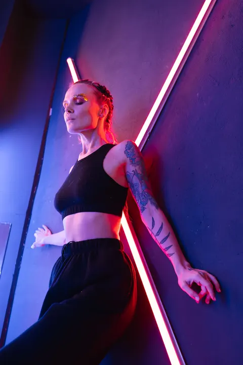 LED Room Phone Wallpaper · cyber · 1440×2160