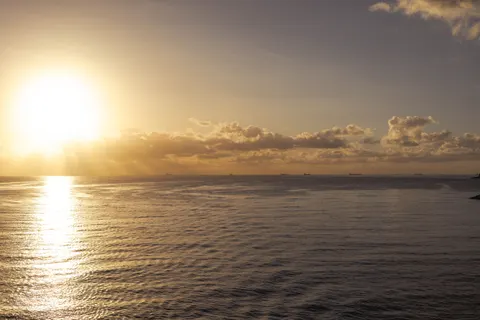 Ocean Sunset 4K Wallpaper · ocean · 3840×2560