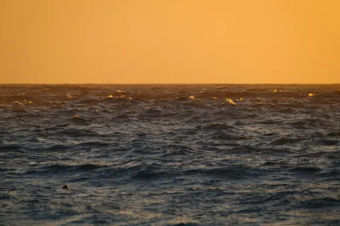 Ocean Sunset 4K Wallpaper · ocean · 3840×2560
