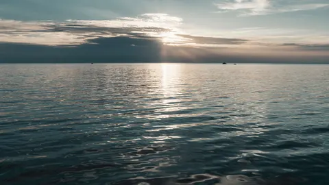 Ocean Sunset 4K Wallpaper · ocean · 3840×2160